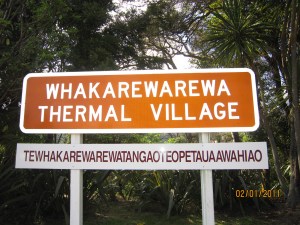The thermal village with a very long Maori name
