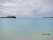 View from our spot on the beach 