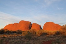 Kata Tjuta with the afternoon sun