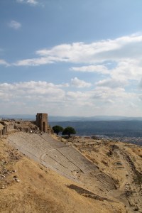 The amphitheatre at Pergamum was a real treat