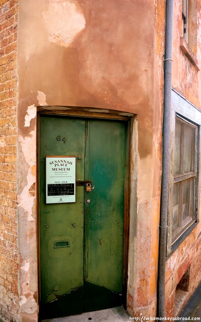 The entrance to Susannah's place - unfortunately it was closed.
